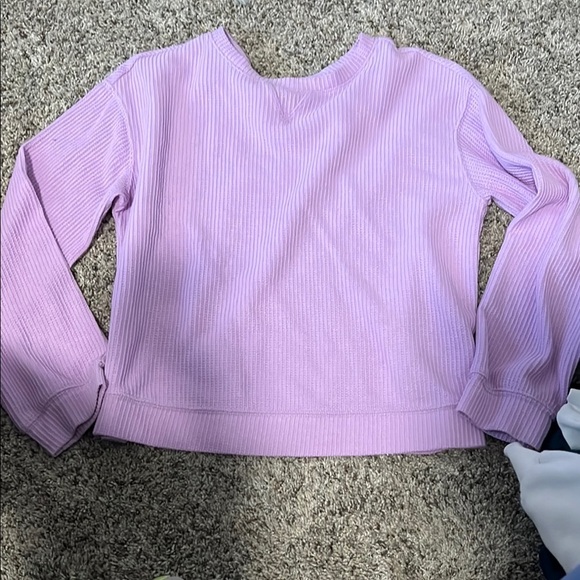 Cat & Jack Lavender Long Sleeve Tee - Picture 1 of 2